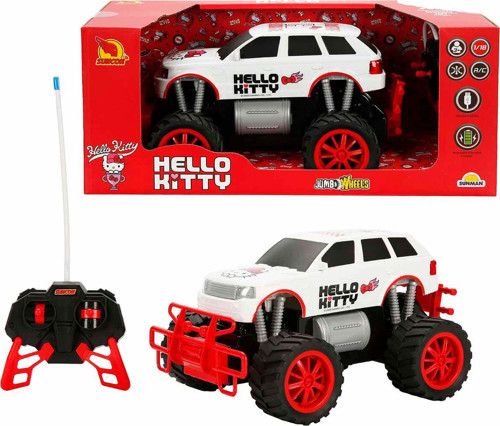 Suncon Jumbo Wheels Hello Kitty 1:18 USB Şarjlı Uzaktan Kumandalı Arazi Aracı
