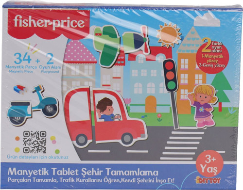 3127 FİSHER PRİCE MANYETİK TABLET ŞEHİR TAMAMLAMA