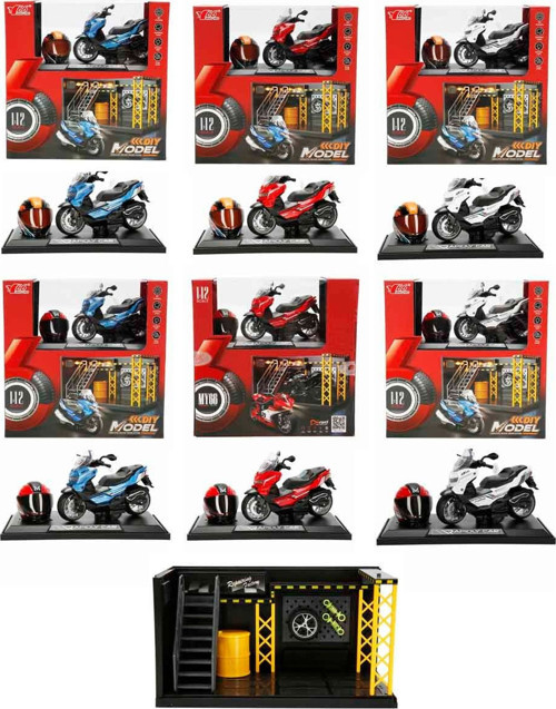 5839 SUN-MYG-MOTOSİKLET 1 12 BMW KASKLI FİGÜR PB.3R SES IŞIK