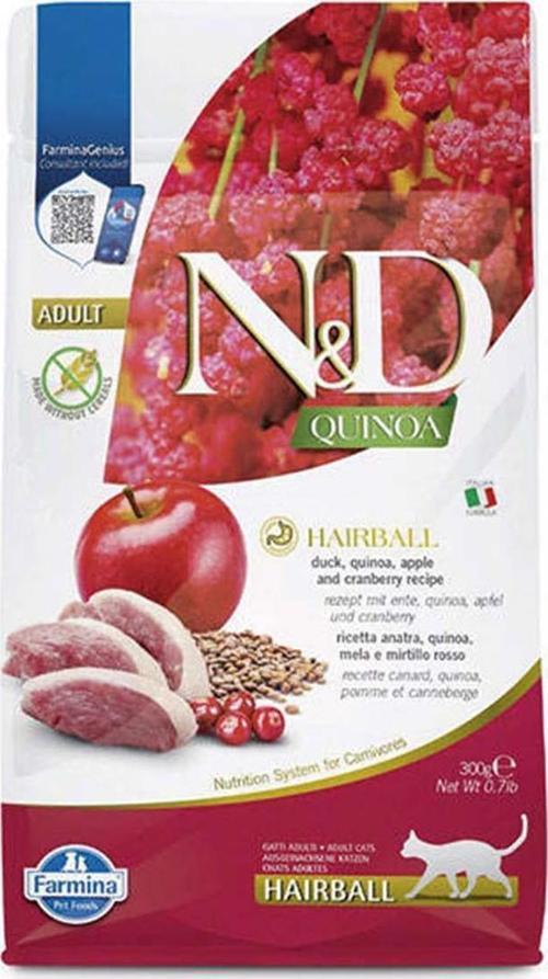 Quinoa Hairball Yetişkin Kedi Maması 1.5 Kg