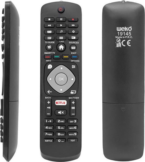 Kl Philips Smart Tuşlu Netflix Lcd Led Tv Kumandası Uzaktan Kumanda