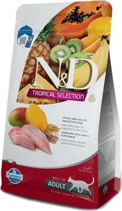 Tropical Tavuklu Yetişkin Kedi Maması 10 Kg