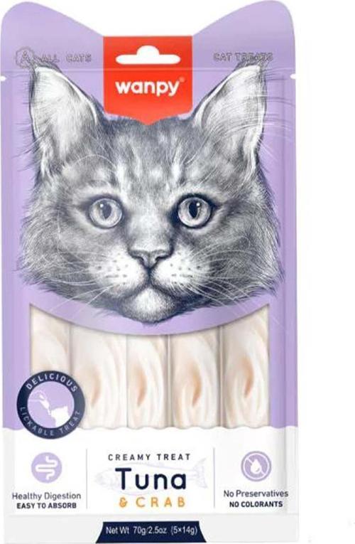 Ton Yengeç Puding Kedi Ödülü 5x14 Gr