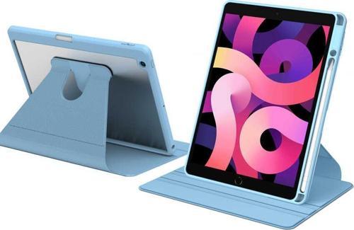 Apple iPad 10.2 2021 (9.Nesil) Uyumlu 360° Dönebilen Standlı Nayn Tablet Kılıfı İnce ve Fit