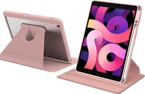 Apple iPad 10.2 2021 (9.Nesil) Uyumlu 360° Dönebilen Standlı Nayn Tablet Kılıfı İnce ve Fit