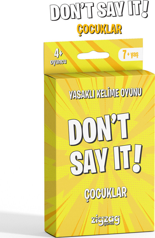 Don't Say It! - Çocuklar | Yasaklı Kelime Oyunu