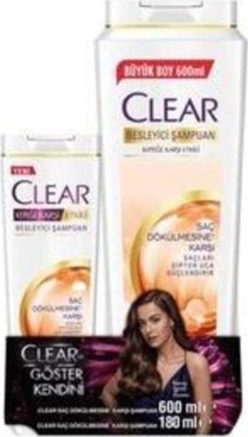 Saç Dökülmesine Karşı Etkili Şampuan 600ML+180ML 2li Set