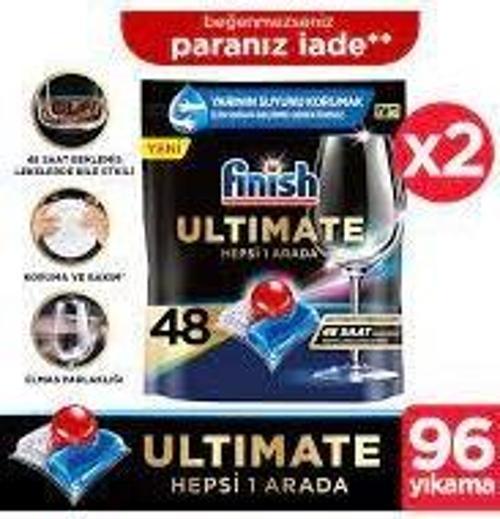 Ultimate 96 Kapsül Bulaşık Makinesı DeterjanTablet 48x2