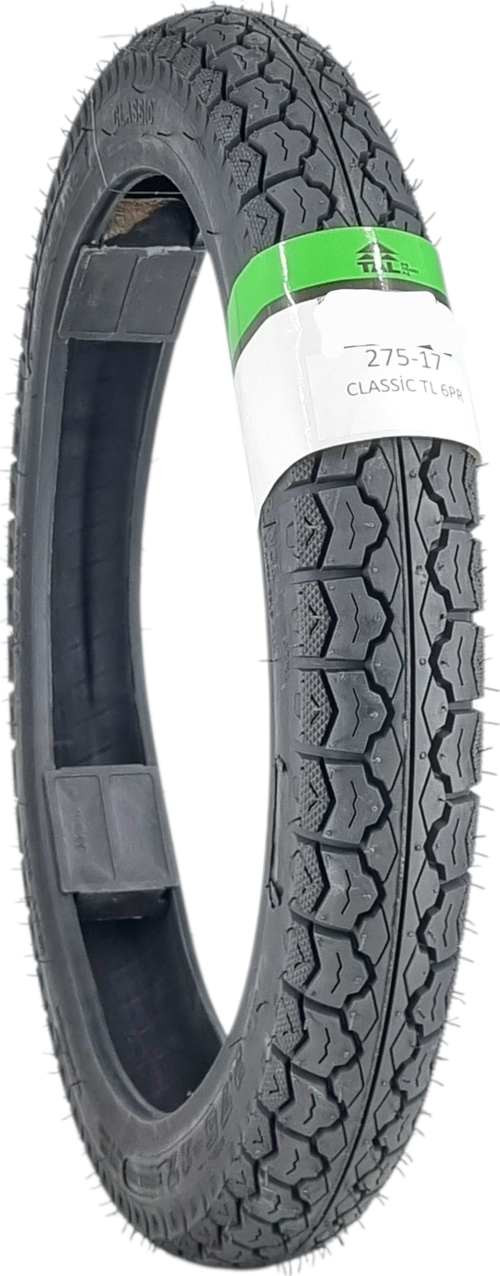 275-17 Tl (Tubeless - Dubleks) Classic Motosiklet Lastiği