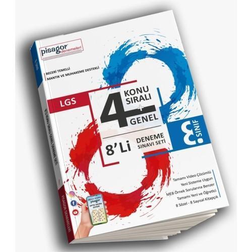 Zeka Küpü Yayınları 8. Sınıf Pisagor Denemeleri 8. Sınıf Lgs 8'li Deneme Sınavı Seti