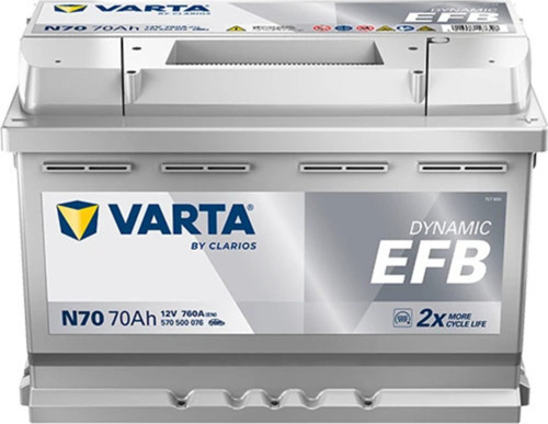 70 AMPER EFB START STOPLU AKÜ 760AA