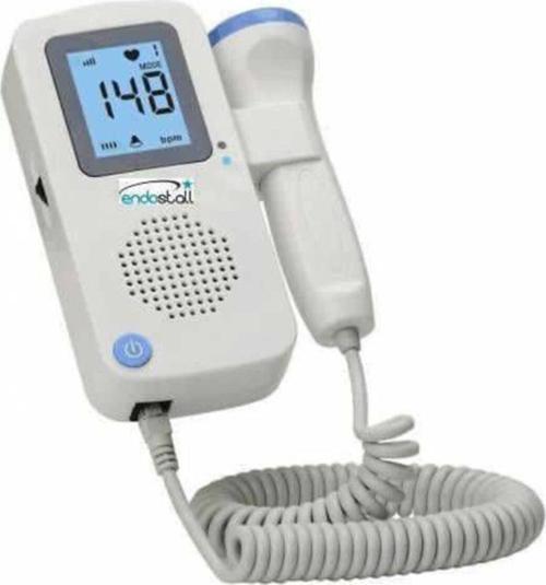 - El Tipi Fetal Doppler Cihazı Bebek Kalp Ritim Göstergesi - Led Ekran - Fd-620B