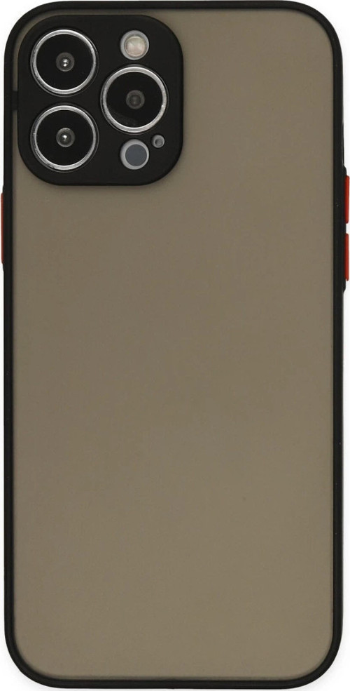 İphone 13 Pro Kılıf Montreal Silikon Kapak - Siyah