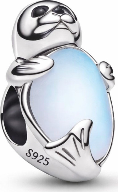 Gümüş Murano Fok Charm