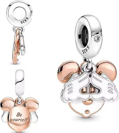 Disney Mickey Mouse Çift Sallantılı Charm