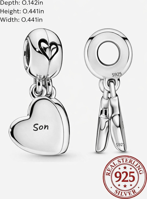 S925 Anne Oğul Sallantılı Aşk Charm