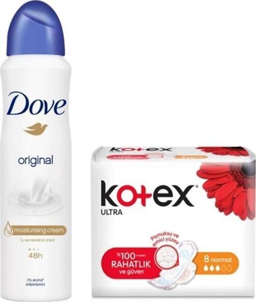 Original Sprey Deodorant 150ML + Kotex Normal 8li