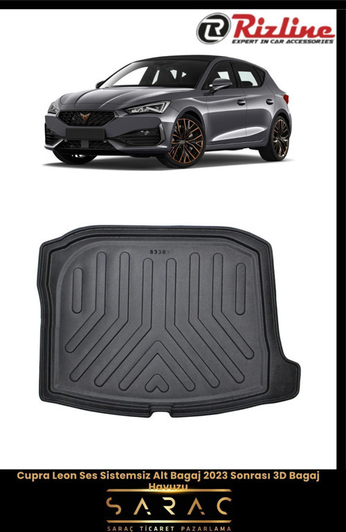 Cupra Leon Ses Sistemsiz Alt Bagaj 2023 Sonrası 3D Bagaj Havuzu