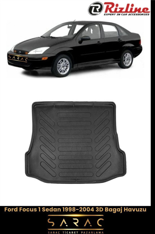 Ford Focus 1 Sedan 1999 Model 3D Bagaj Havuzu
