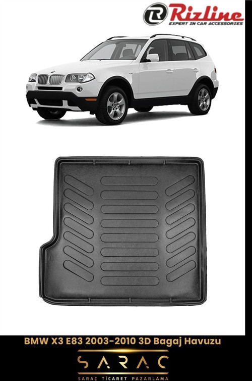 Bmw X3 E83 2009 Model 3D Bagaj Havuzu