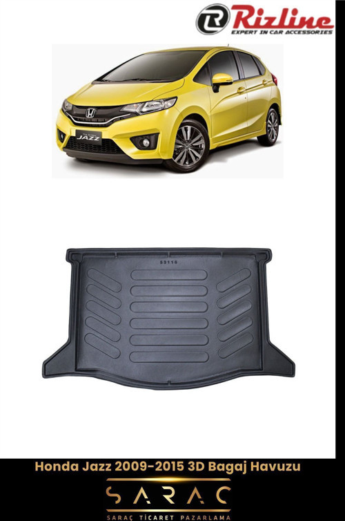 Honda Jazz 2009 Model 3D Bagaj Havuzu