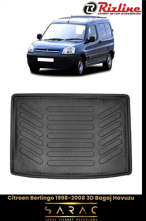 Citroen Berlingo 2002 Model 3D Bagaj Havuzu