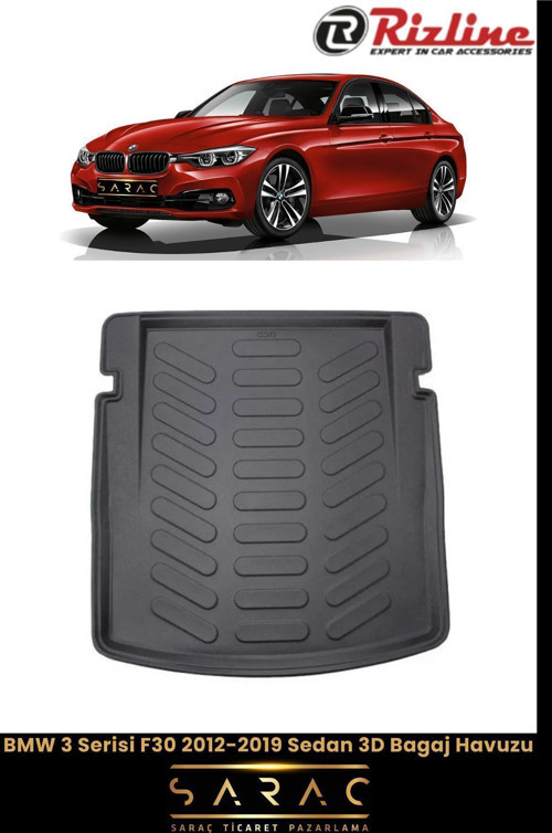 Bmw 3 Serisi F30 Sedan 2018 Model 3D Bagaj Havuzu