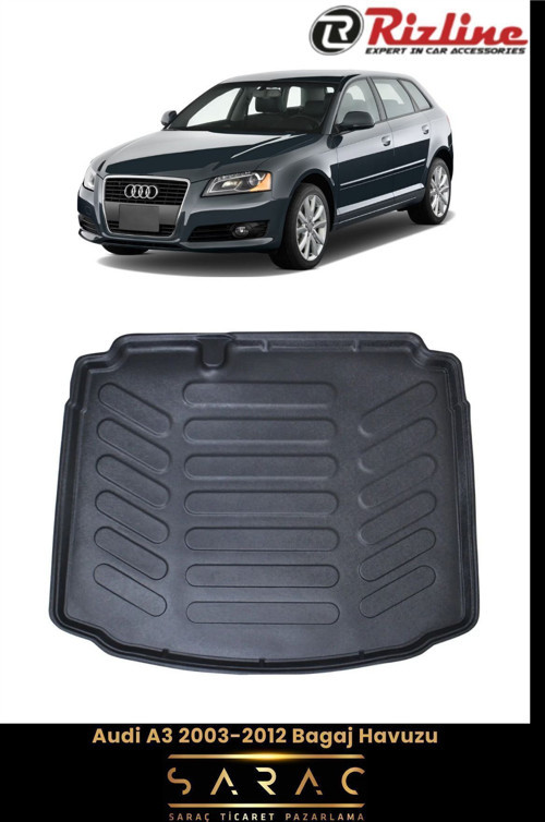 Audi A3 2009 Model 3D Bagaj Havuzu