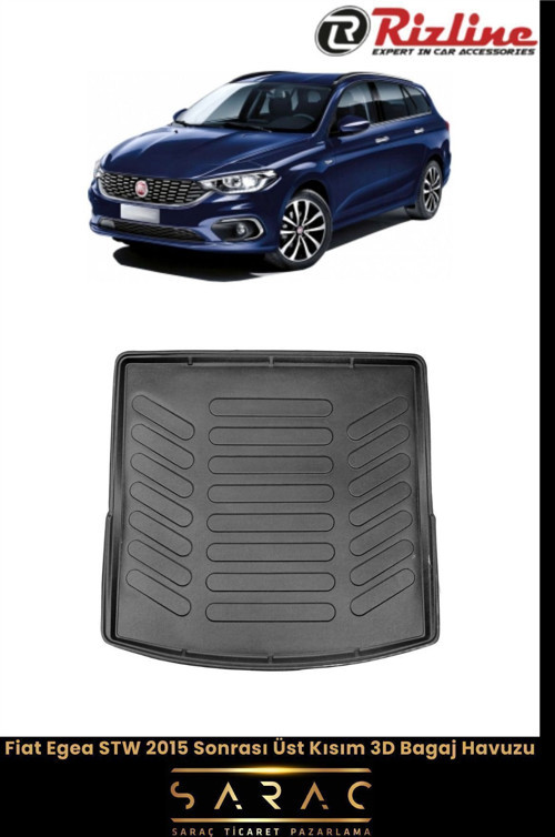 Fiat Egea Stw 2023 Model Üst 3D Bagaj Havuzu
