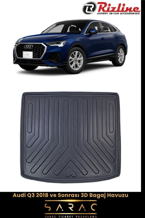 Audi Q3 2023 Model 3D Bagaj Havuzu