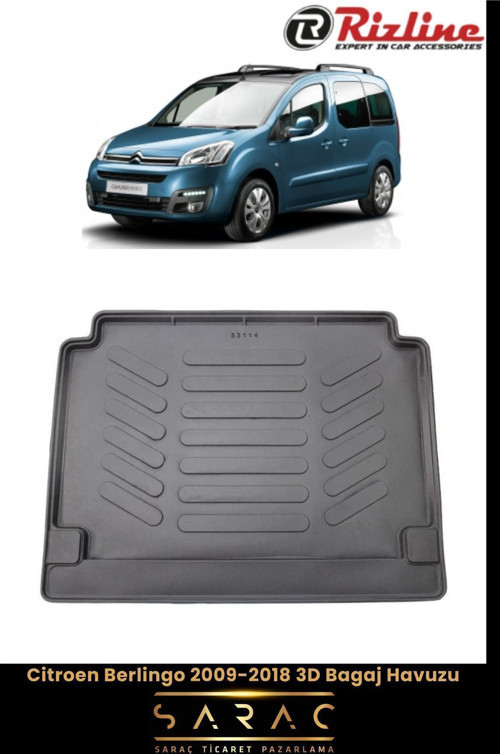 Citroen Berlingo 2009 Model 3D Bagaj Havuzu