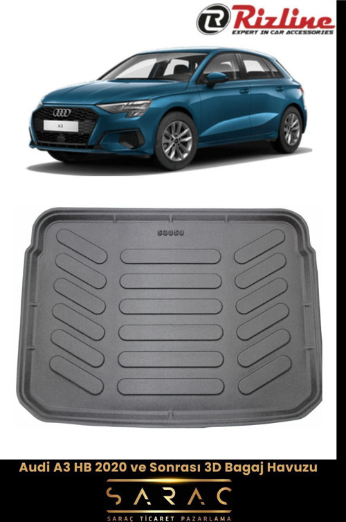 Audi A3 Hatchback 2022 Model 3D Bagaj Havuzu