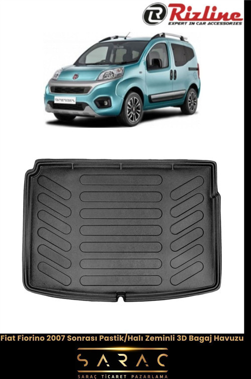 Fiat Fiorino 2009 Model Halı Zeminli 3D Bagaj Havuzu