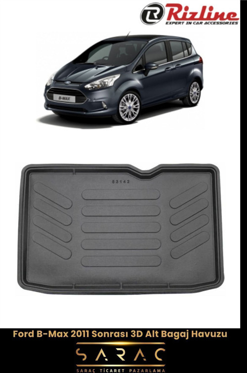 Ford B-Max 2023 Model Alt 3D Bagaj Havuzu