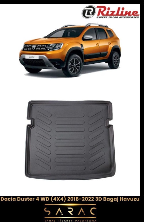 Dacia Duster 4X4 2022 Model 3D Bagaj Havuzu
