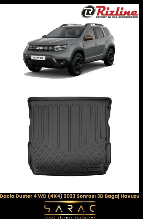 Dacia Duster 4X4 2024 Model 3D Bagaj Havuzu