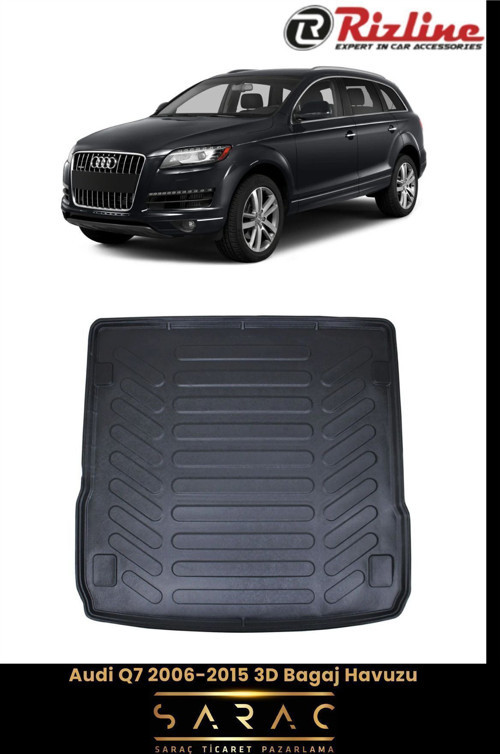 Audi Q7 2008 Model 3D Bagaj Havuzu