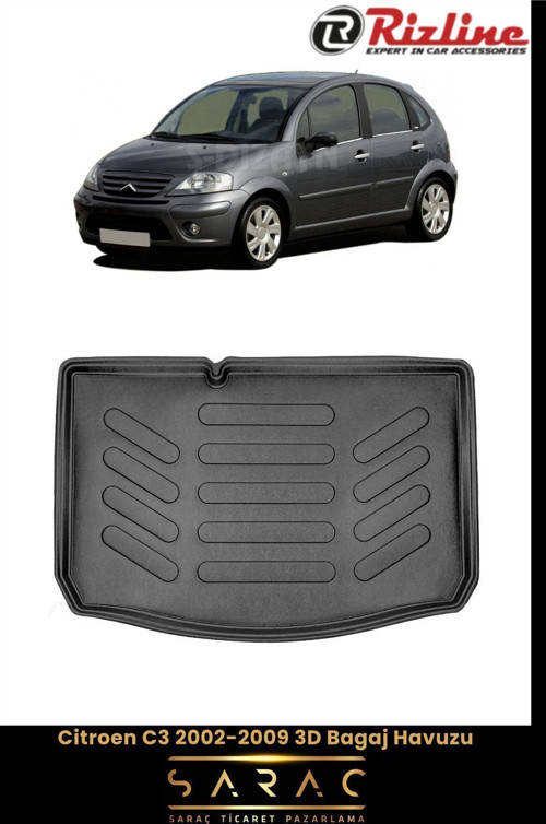 Citroen C3 2007 Model 3D Bagaj Havuzu