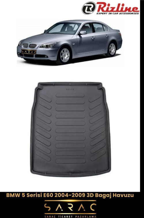 Bmw 5 Serisi E60 2003 Model 3D Bagaj Havuzu
