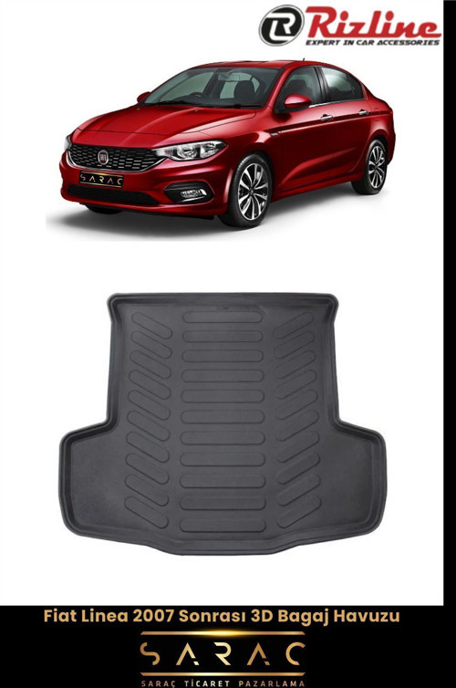 Fiat Linea 2019 Model 3D Bagaj Havuzu