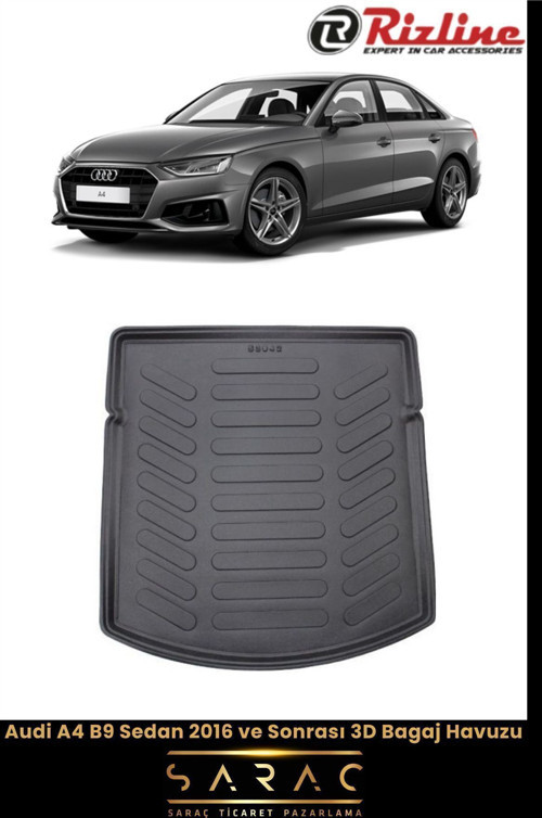 Audi A4 Sedan 2022 Model 3D Bagaj Havuzu