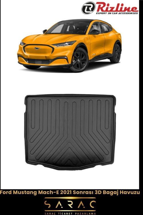 Ford Mustang Mach-E 2021 Sonrası 3D Bagaj Havuzu