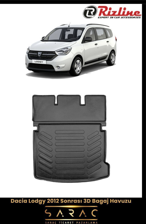 Dacia Lodgy 2019 Model 3D Bagaj Havuzu