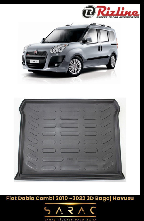 Fiat Doblo Combi 2011 Model 3D Bagaj Havuzu