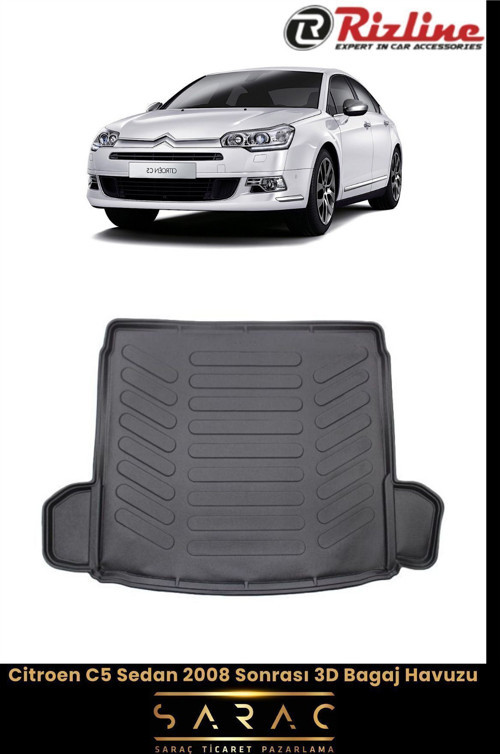 Citroen C5 2018 Model 3D Bagaj Havuzu