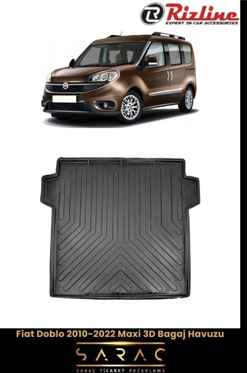 Fiat Doblo Combi Maxi 2011 Model 3D Bagaj Havuzu