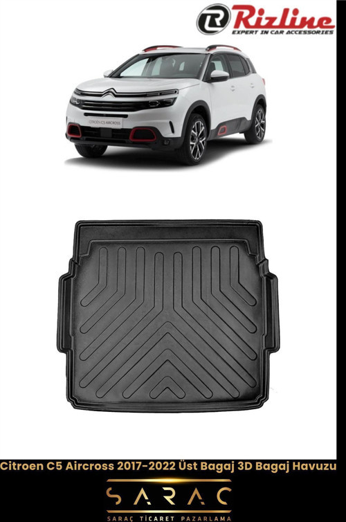 Citroen C5 Aircross 2017-2022 Üst Bagaj 3D Bagaj Havuzu