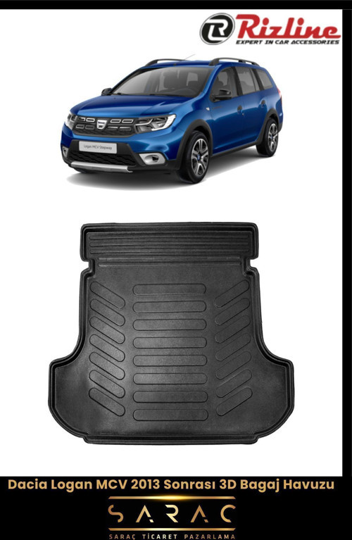 Dacia Logan Mcv 2023 Model 3D Bagaj Havuzu