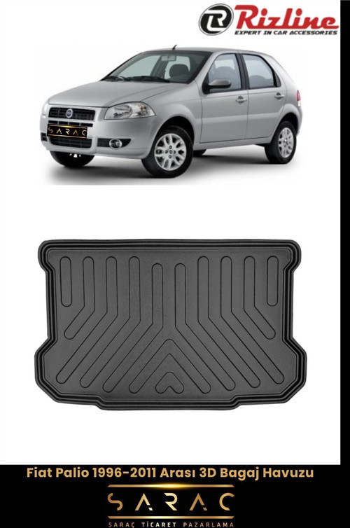 Fiat Palio 2011 Model 3D Bagaj Havuzu