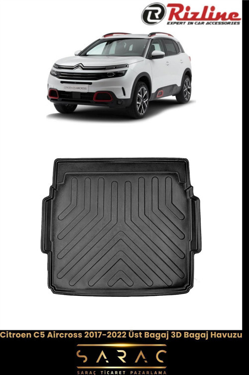 Citroen C5 Aircross 2020 Model Üst 3D Bagaj Havuzu